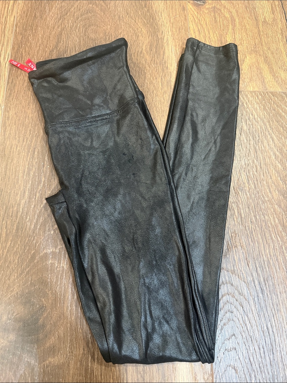 Spanx Black Faux Leather Women’s Leggings